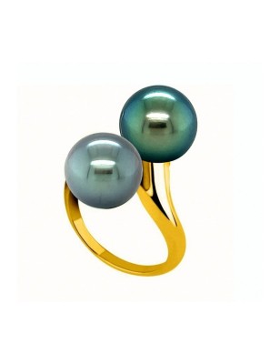 perles de Tahiti en bague or perles Tahiti prix