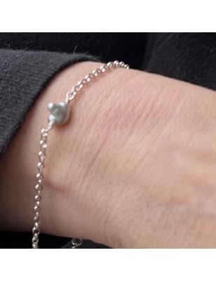 natural pearl bracelet with keshis from Tahiti price