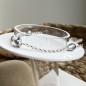 Te Ufi - Keshis from Tahiti - Rhodium Silver Bracelet