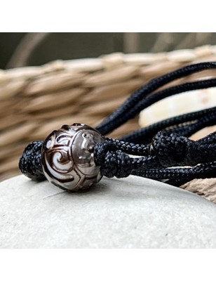 Véritable Perle de Tahiti - Gravure Maori - 12.00mm - Choker