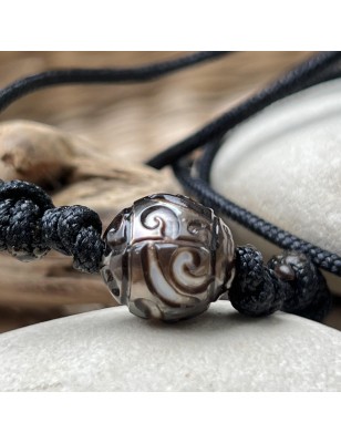 Tahiti pearl men's choker tahitian cultured pearl price - perla Tahiti