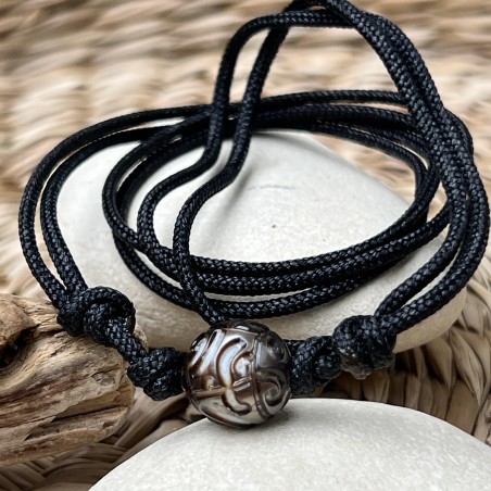 拉瓦 - 雕刻大溪地珍珠 - 12.00毫米