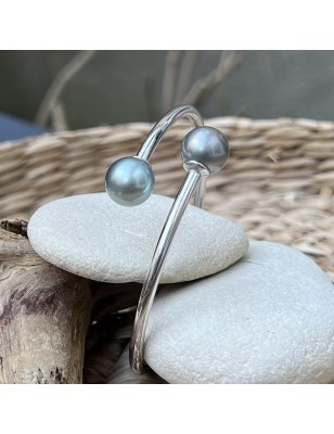 toi et moi en bracelet argent perles de culture de Tahiti prix