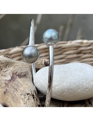 toi et moi en bracelet argent perles de culture de Tahiti prix