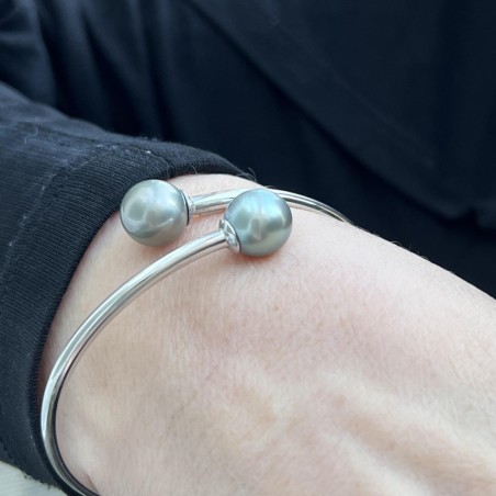 Bracciale - Perle di Tahiti rotonde - 10,55 mm