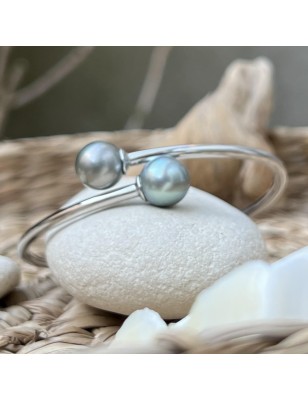 Brazalete - Perlas de Tahití Redondas - 10,55 mm