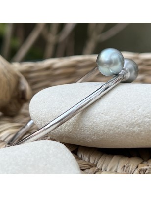 toi et moi en bracelet argent perles de culture de Tahiti prix