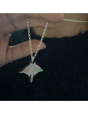 manta ray in mother-of-pearl pendant price