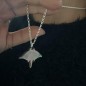 Colgante de manta raya de nácar de Tahití