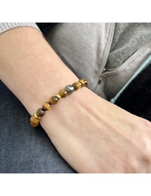 tiger eye bracelet tahitian cultured pearl price - perla Tahiti