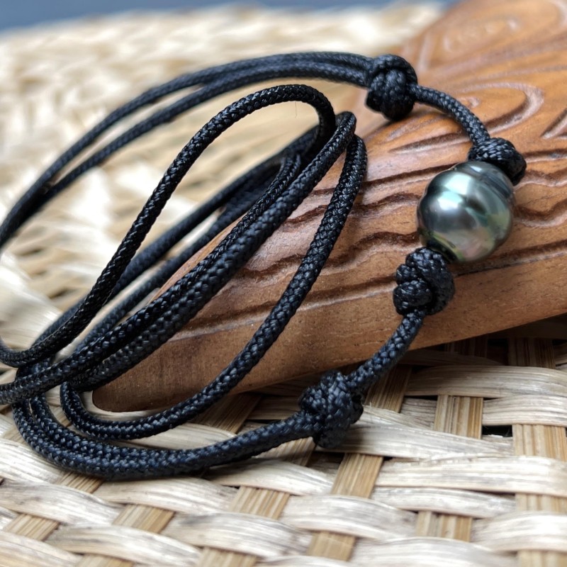 Reva - Ras de Cou - Perlas de Tahití - 9,89 mm