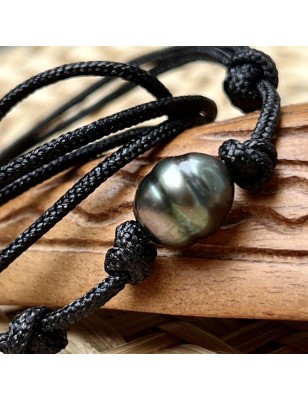 Tahiti pearl choker men necklace price - perla Tahiti