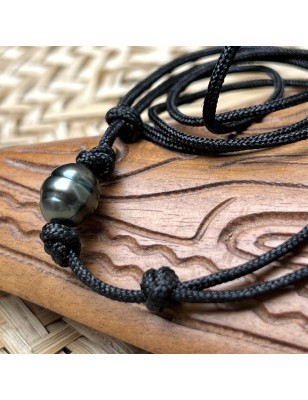 Tahiti pearl choker men necklace price - perla Tahiti