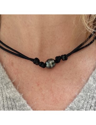 Collana da uomo con perla coltivata