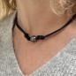 Reva - Peacock Tahitian Pearl Choker