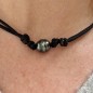 Reva - Peacock Tahitian Pearl Choker