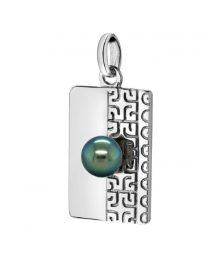 plaque identité militaire pendentif homme perle de Tahiti prix- plaque GI