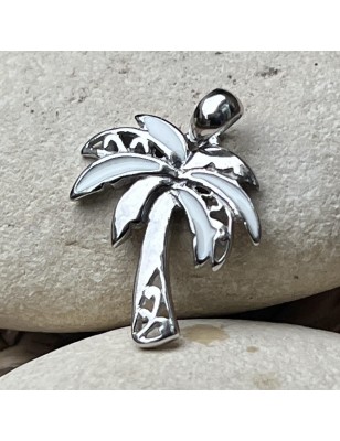 achat pendentif argent palmier prix