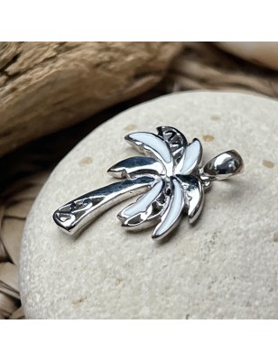 achat pendentif argent palmier prix