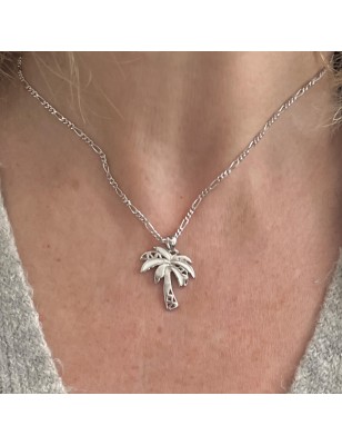 achat pendentif argent palmier prix