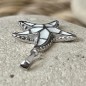Pendentif Etoile de Mer Émail Blanc - Argent Rhodié