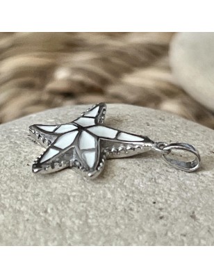 achat pendentif argent étoile de mer prix