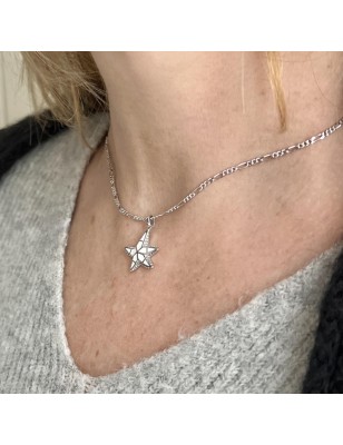 achat pendentif argent étoile de mer prix