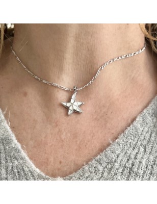 achat pendentif argent étoile de mer prix