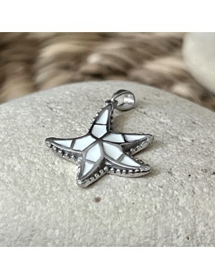 achat pendentif argent étoile de mer prix