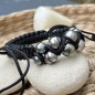 Aito - Tahitian Pearls - Men's Bracelet - Grey