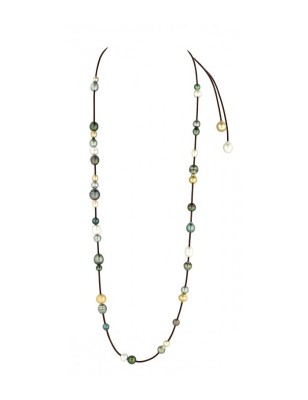 sautoir de perles des mers du sud et perles de Tahiti - collier long perles tahitiennes