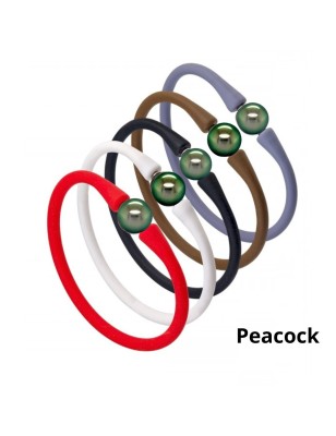 Tahitian Pearl silicone bracelet cultured pearls - tahitian jewerly for men - tahitian jewerly stores