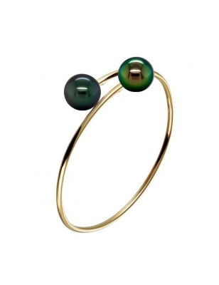 Toi et Moi Armreif, Tahitiperlen – 18 Karat Gold