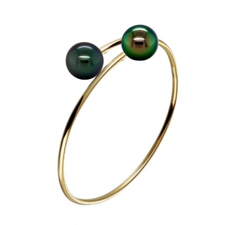 Toi et Moi Armreif, Tahitiperlen – 18 Karat Gold