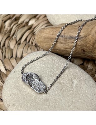 flip-flop in women silver bracelet price