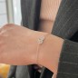 Tong - Armband Silber 925 Rhodiniert - Zirkonium