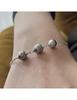 Tahitian pearl set - Tahitian bracelet and necklace price - perla Tahiti - tahitian jewelry stores