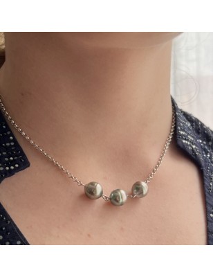 Lila - Collana Perle di Tahiti Cerchiate