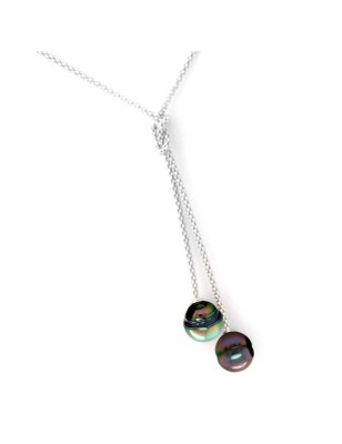 collier argent femme perles de culture de Tahiti prix