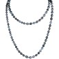 Circle Tahitian Pearl Long Necklace