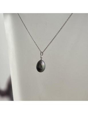 Collana con perla di Tahiti