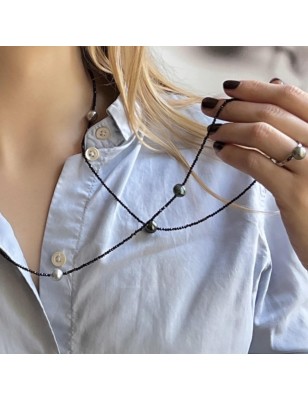 タヒチ真珠のネックレス