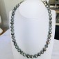 Collier de Perles de Tahiti Cerclées 10/12mm