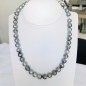 Collier de Perles de Tahiti Cerclées 10/12mm