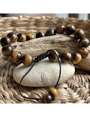 quelle pierre apporte de la protection? bracelet homme oeil de tigre bijoux tahitiens