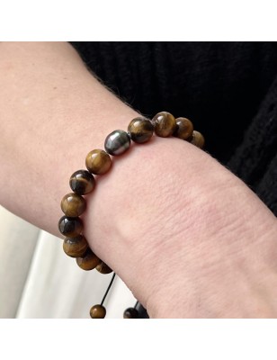 quelle pierre apporte de la protection? bracelet homme oeil de tigre bijoux tahitiens