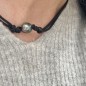Blue Peacock Tahitian Pearl Choker