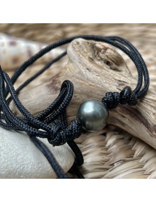 ras de cou perle noire de Tahiti collier homme prix