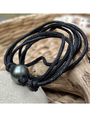 ras de cou perle noire de Tahiti collier homme prix