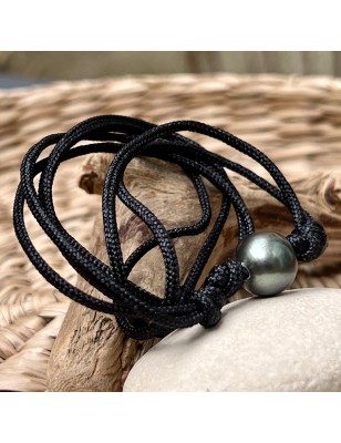 ras de cou perle noire de Tahiti collier homme prix